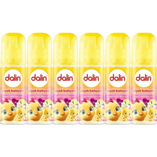 Dalin Bebek Kolonyası 150ML Çiçek Bahçesi (Menekşe-Yasemin-Limon Kokulu) (6 Lı Set)