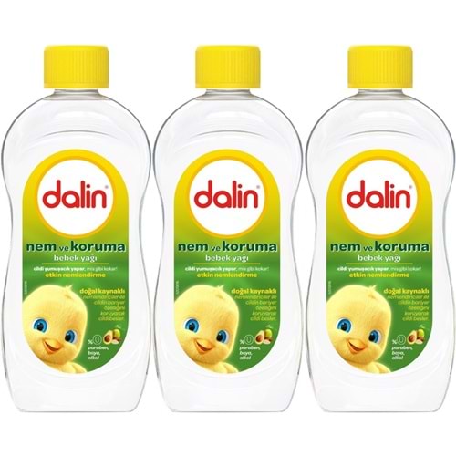 Dalin Bebek Yağı 300ML Nem ve Koruma (Avokado) (3 Lü Set)