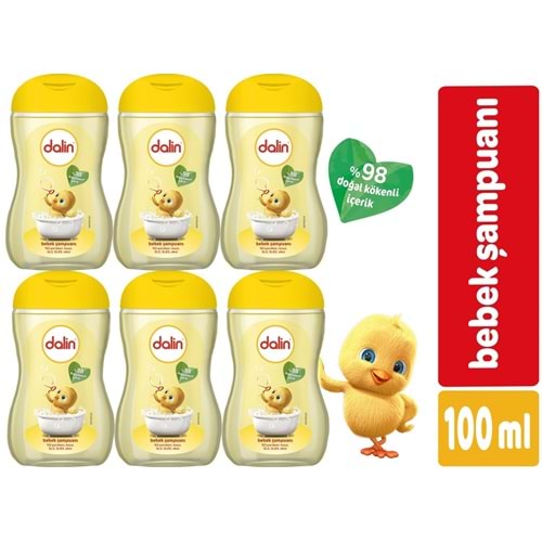 Dalin Bebek Şampuanı Klasik 100ML (6 Lı Set)