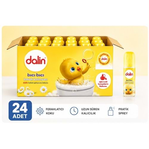 Dalin Bebek Kolonyası 150ML Klasik (Bıcı Bıcı Kokusu) (24 Lü Set)