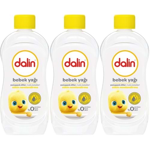 Dalin Bebek Yağı 300ML Klasik Etkin Nemlendirici (3 Lü Set)