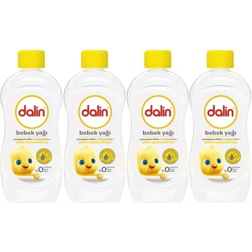 Dalin Bebek Yağı 300ML Klasik Etkin Nemlendirici (4 Lü Set)