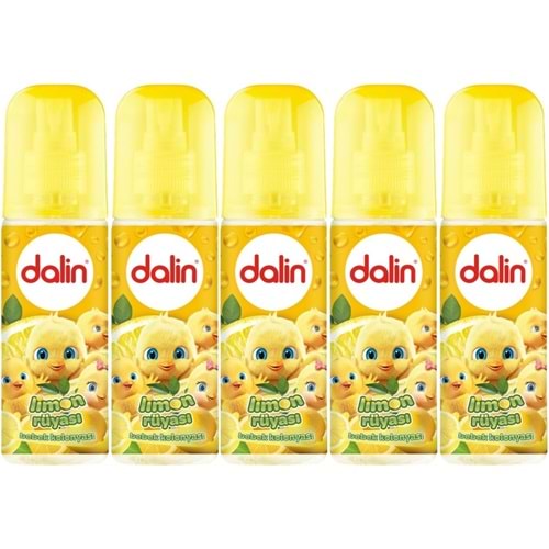 Dalin Bebek Kolonyası 150ML Limon Çiçeği (Limon-Bergomat-Papatya) (5 Li Set)