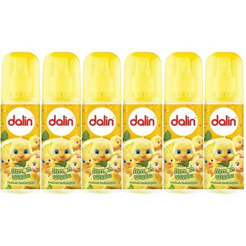 Dalin Bebek Kolonyası 150ML Limon Çiçeği (Limon-Bergomat-Papatya) (6 Lı Set)