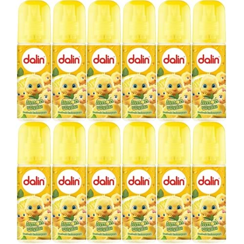 Dalin Bebek Kolonyası 150ML Limon Çiçeği (Limon-Bergomat-Papatya) (12 Li Set)