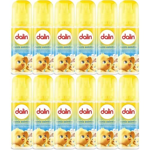 Dalin Bebek Kolonyası 150ML Deniz Esintisi (Bergomat-Zambak-Misk Kokulu) (12 Li Set)