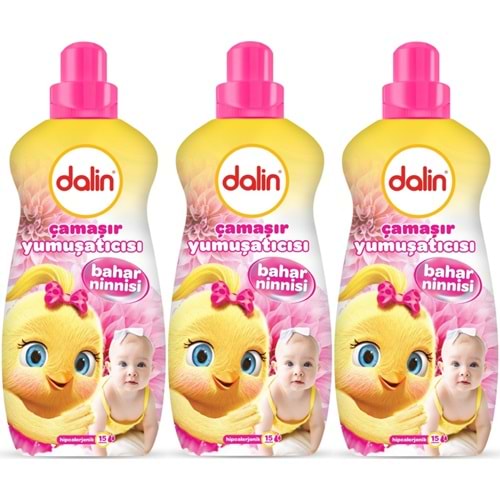 Dalin Çamaşır Yumuşatıcı 1500ML Bahar Ninnisi (3 Lü Set) (Bebeklere Özel)