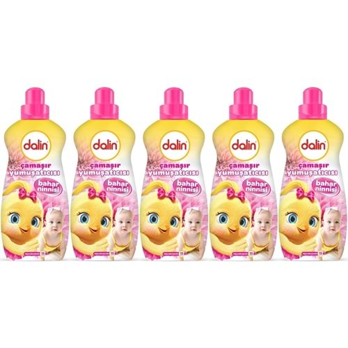 Dalin Çamaşır Yumuşatıcı 1500ML Bahar Ninnisi (5 Li Set) (Bebeklere Özel)