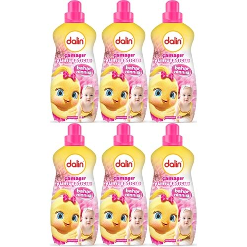 Dalin Çamaşır Yumuşatıcı 1500ML Bahar Ninnisi (6 Lı Set) (Bebeklere Özel)