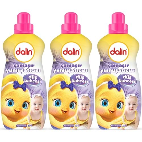 Dalin Çamaşır Yumuşatıcı 1500ML Düş Bahçesi (3 Lü Set) (Bebeklere Özel)