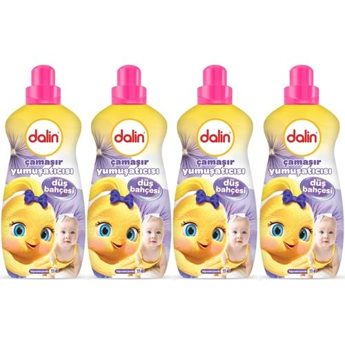Dalin Çamaşır Yumuşatıcı 1500ML Düş Bahçesi (4 Lü Set) (Bebeklere Özel)