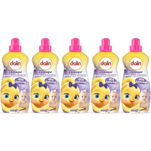 Dalin Çamaşır Yumuşatıcı 1500ML Düş Bahçesi (5 Li Set) (Bebeklere Özel)