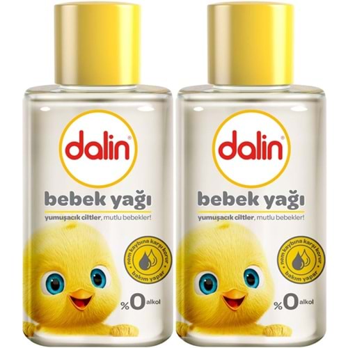 Dalin Bebek Yağı 50ML Klasik Mini (2 Li Set)