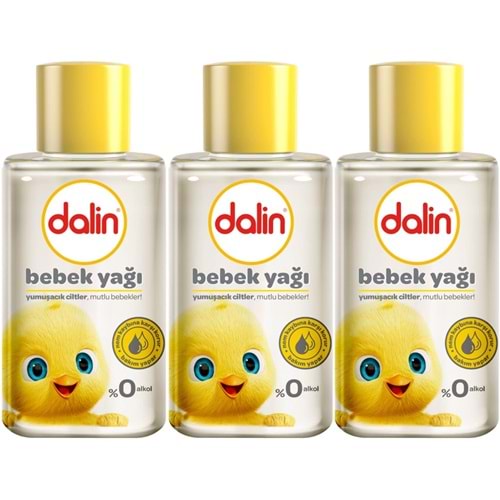 Dalin Bebek Yağı 50ML Klasik Mini (3 Lü Set)