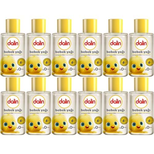 Dalin Bebek Yağı 50ML Klasik Mini (12 Li Set)