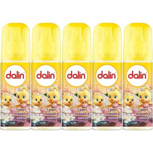Dalin Bebek Kolonyası 150ML Peri Masalı (Yasemin-Portakal Çiceği-Paçuli Kokulu) (5 Li Set)