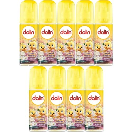 Dalin Bebek Kolonyası 150ML Peri Masalı (Yasemin-Portakal Çiceği-Paçuli Kokulu) (9 Lu Set)
