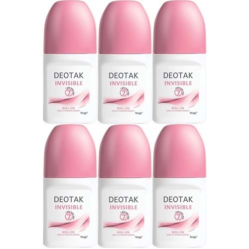 Deotak Roll-On 35ML Invısıble (Women/Kadın) (6 Lı Set)