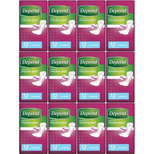 Depend Mesane Pedi Kadın Normal 144 Adet