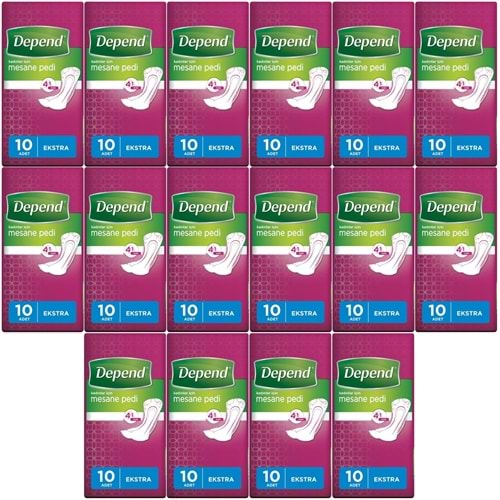 Depend Mesane Pedi Kadın Ekstra 160 Adet