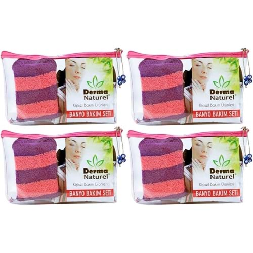 Derma Naturel Banyo Bakım Seti 4 Parça (4 Lü Set)