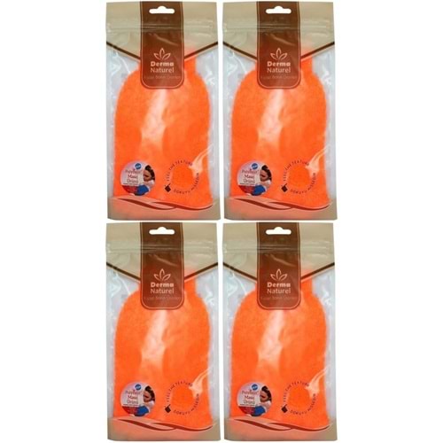 Derma Naturel Banyo Eldiveni Renkli MS-05 (4 Lü Set)