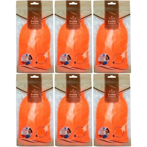 Derma Naturel Banyo Eldiveni Renkli MS-05 (6 Lı Set)