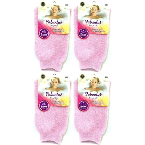 Derma Naturel Sabunluk Banyo Lifi MS-30 (4 Lü Set)