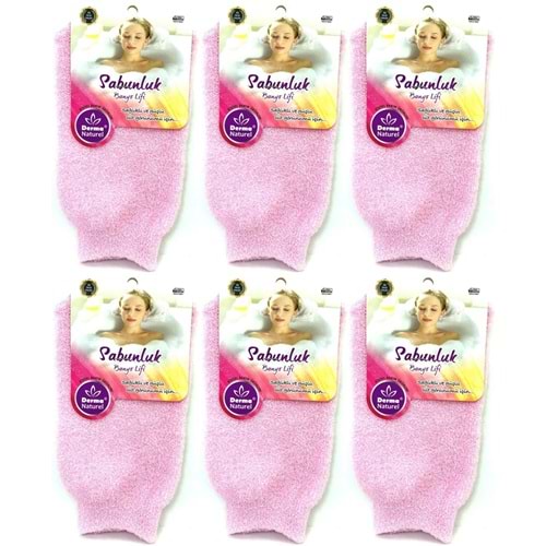 Derma Naturel Sabunluk Banyo Lifi MS-30 (6 Lı Set)