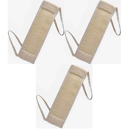 Derma Naturel Loofah İpli Kemer (Kabak) MS-12 (3 Lü Set)
