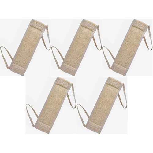 Derma Naturel Loofah İpli Kemer (Kabak) MS-12 (5 Li Set)