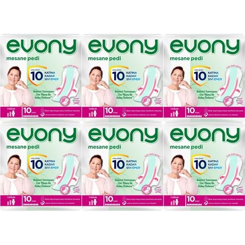 Evony Günlük Mesane Pedi Yoğun 60 Adet (6PK*10)
