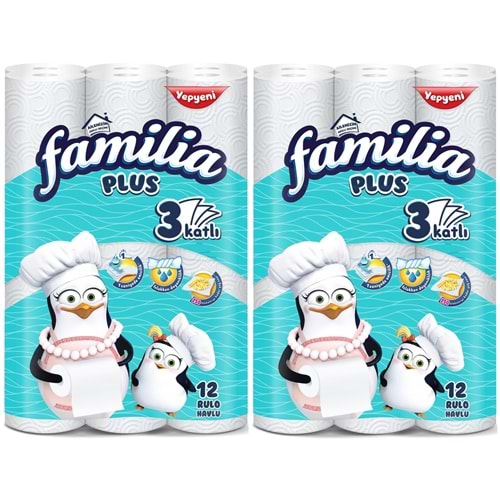 Familia Kağıt Havlu Plus 24 Lü Pk (3 Katlı) (2PK*12)