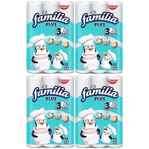 Familia Kağıt Havlu Plus 48 Li Pk (3 Katlı) (4PK*12)