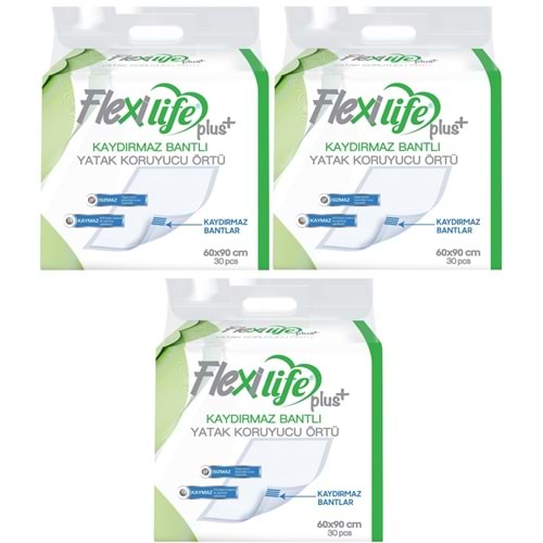 Flexi Life Yetişkin Alt Açma Yatak Koruyucu Örtü 60*90CM 90 Adet Kaydırmaz