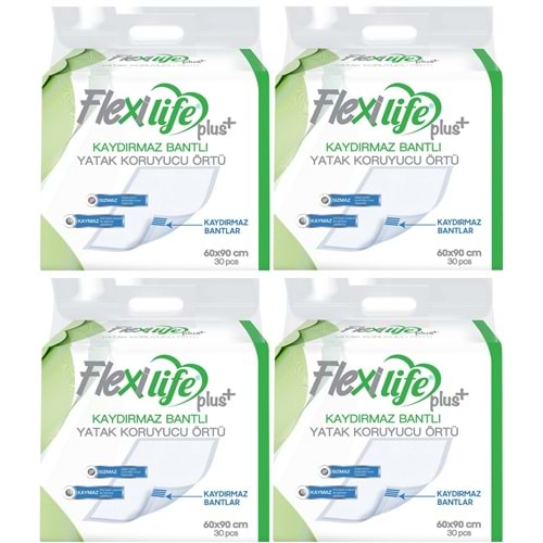 Flexi Life Yetişkin Alt Açma Yatak Koruyucu Örtü 60*90CM 120 Adet Kaydırmaz