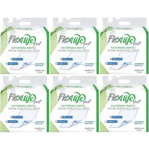 Flexi Life Yetişkin Alt Açma Yatak Koruyucu Örtü 60*90CM 180 Adet Kaydırmaz