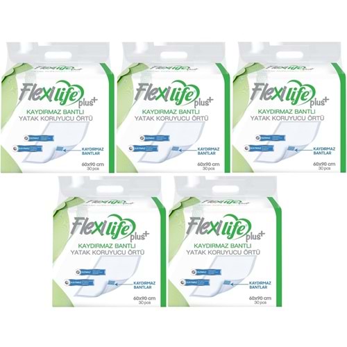 Flexi Life Yetişkin Alt Açma Yatak Koruyucu Örtü 60*90CM 150 Adet Kaydırmaz