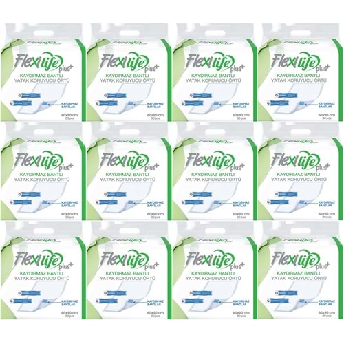 Flexi Life Yetişkin Alt Açma Yatak Koruyucu Örtü 60*90CM 360 Adet Kaydırmaz