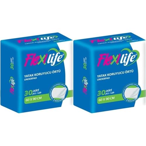 Flexi Life Kedi - Köpek - Evcil Hayvan Çiş Tuvalet Eğitim Pedi 60*90CM 60 Adet (2PK*30)