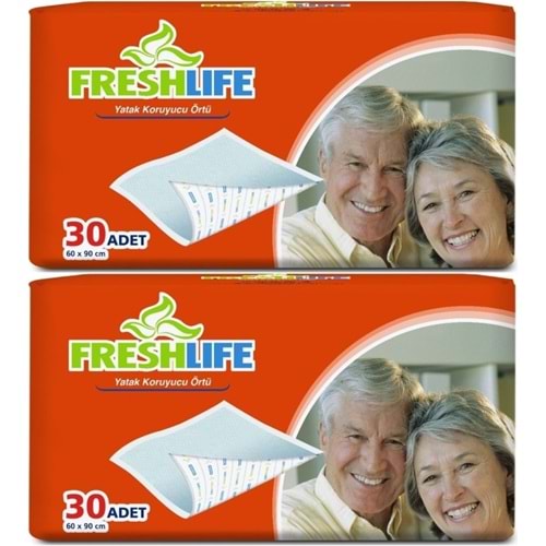 FreshLife Yetişkin Yatak Koruyucu 60*90CM 60 Adet (2PK*30)