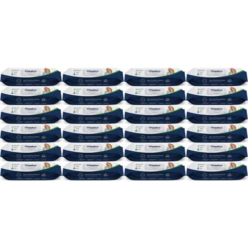 Giggles Yetişkin Vücut Temizleme Islak Mendil Havlu 1200 Yaprak XL (Beyaz Sabun Kokulu) (24PK*50)