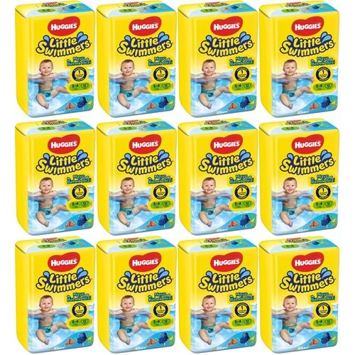 Huggıes Little Swımmers Mayo Bebek Bezi 3-4 Beden 7-15 KG 144 Adet 12PK*12