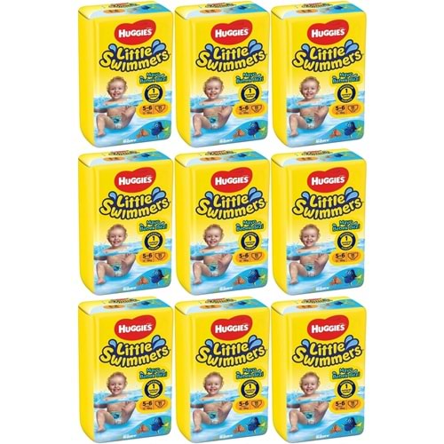 Huggıes Little Swımmers Mayo Bebek Bezi Beden:5-6 (12-18KG) 99 Adet (9PK*11)