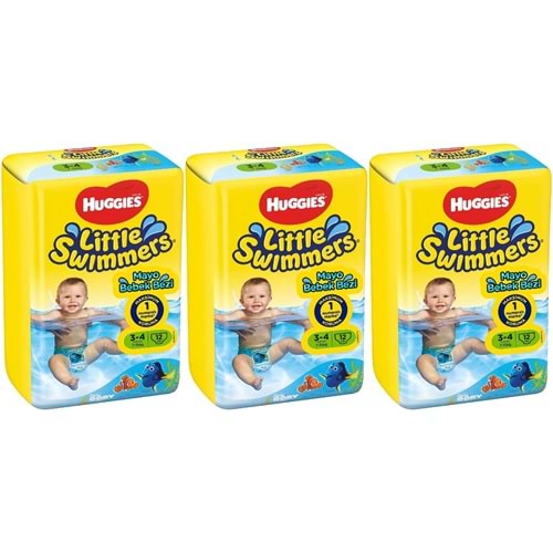 Huggıes Little Swımmers Mayo Bebek Bezi 3-4 Beden 7-15 KG 36 Adet 3Pk*12