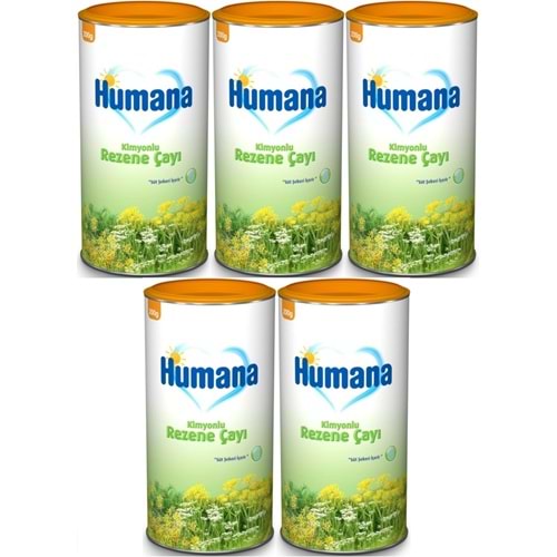Humana Kimyonlu Rezene Bitki Çayı - Tozu 200GR (5 Li Set)