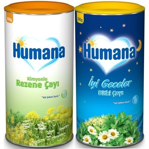 Humana Kimyonlu Rezene Bitki Çayı 200GR - İyi Geceler Çayı 200GR (Avantaj Pk Karma 2 Li Set)
