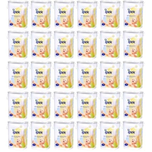 İpek Bebek Temizleme Pamuğu 1800 Adet (30Pk*60) 1 Koli