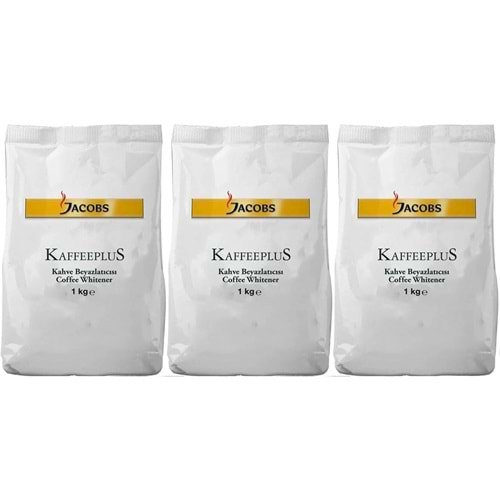 Jacobs Kaffeeplus Kahve Beyazlatıcısı / Süt Tozu 1KG (3 Lü Set)