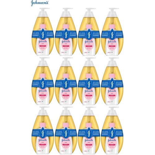 Johnsons Baby Bebek Şampuanı Klasik 750Ml+Bebek Yağı 200Ml (12 Li Set)
